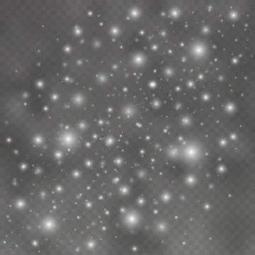 Sparkling magic dust particles. Stock Illustration