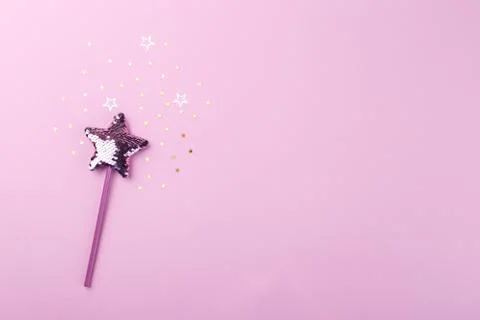 Sparkling magic wand Stock Photos