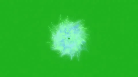 Sparkling Magnetic  Effect with green screen backdrop Stock Footage 246272743