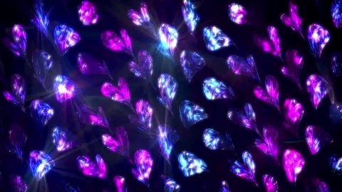 Sparkling Multicolored Abstract Mirror Diamond Background 03. 4K Video stock 295613934