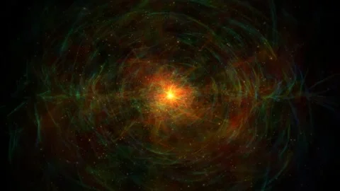 Sparkling Nebula Particles Stock Footage 275208662