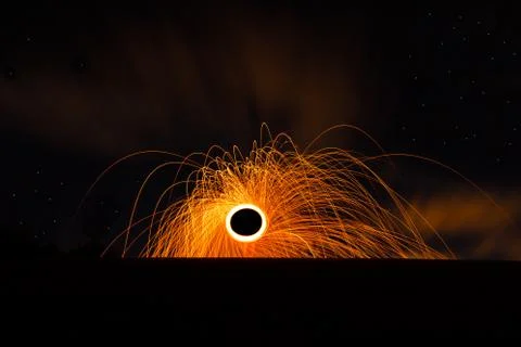 Sparkling night Stock Photos