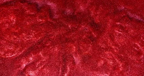 Sparkling paint spreading, abstract colors swirling and exploding Stock Footage 158446441