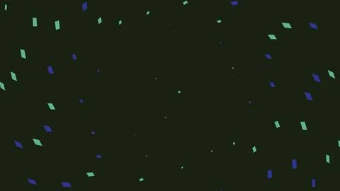 Sparkling particles in dark space background Stock Illustration
