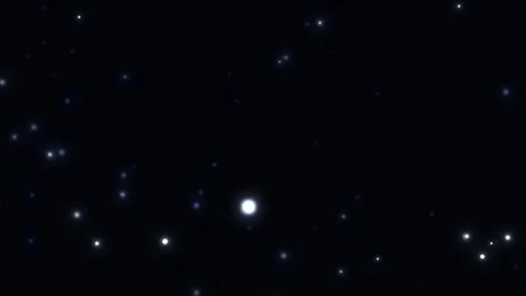 Sparkling Particles drift in deep space during a dark nebula exploration wi.. Stock Footage 340915088