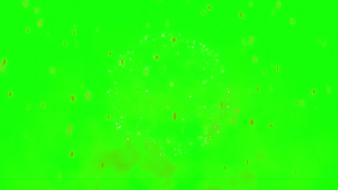 Sparkling particles explode on green screen background Видео 337627988