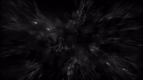 Sparkling particles flying on camera seamless loop background 4k (4096x2304) Stock Footage