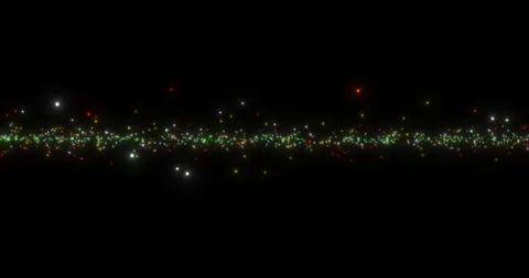 Sparkling particles flying in the same plane 1 Stock Footage 305502991