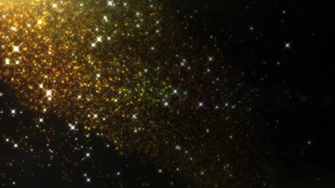 Sparkling particles gold Stock Footage 289387543