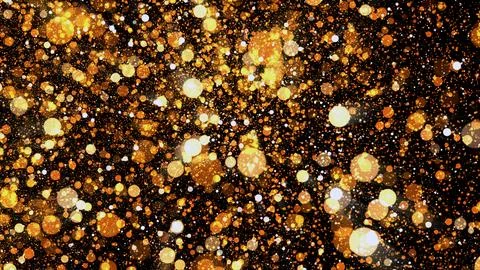 Sparkling particles moving upward, abstract background Stock Illustration