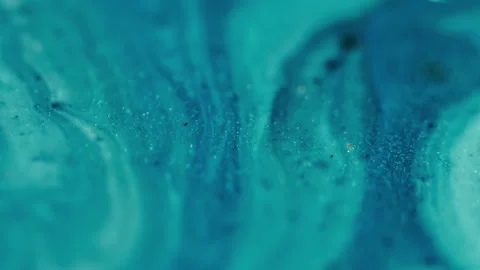 Sparkling particles shiny fluid ink water bubble Stock Footage 320921462