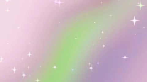 Sparkling Pastel Rainbow Gradient Background with Glittering Stars Stock Footage 331916007