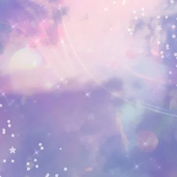 Sparkling pastel sky background with blank space Stock Illustration