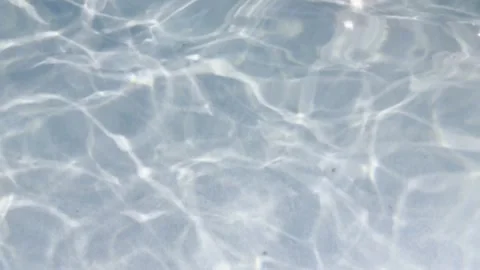 Sparkling Pool Water Reflections Close Up Vídeo Stock 345922934