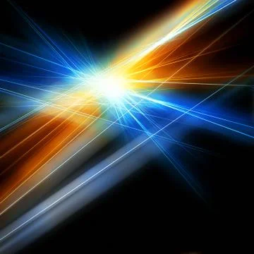 Sparkling rays Illustrazione stock