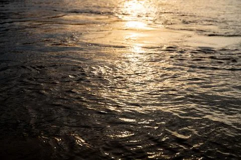 Sparkling reflex on water surface. Foto stock