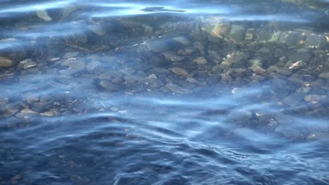 Sparkling Sea Water Surface Видео 83023690