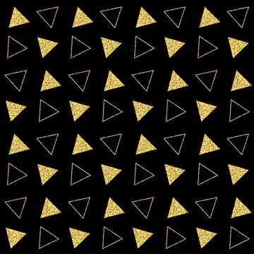 Sparkling shiny geometric seamless pattern with expensive decoration Illustrazione stock