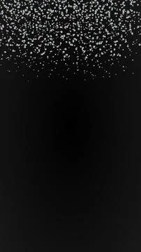 Sparkling silver glitter, falling shiny sequins with copy space for festive i Stock Illustration