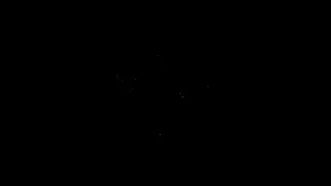 Sparkling snowflakes on a dark background Stock Footage 75811731