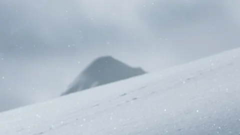 Sparkling Snowflakes Falling Down Stock Footage 144835221