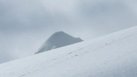 Sparkling Snowflakes Falling Down Stock Footage 144835326