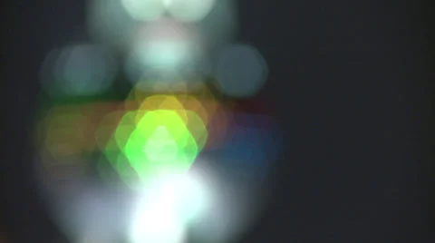 Sparkling, spinning, soft focus coloured lights Stock Footage 37888221