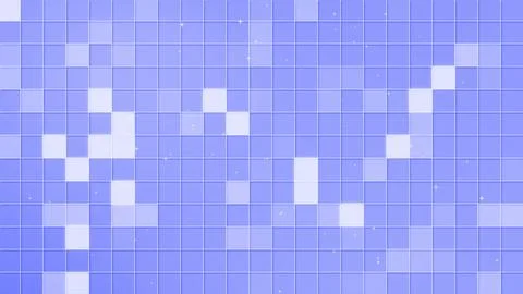 Sparkling square grid background blue glowing lights Stock Illustration