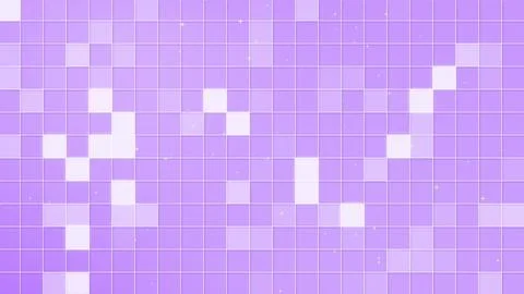 Sparkling square grid background purple glowing lights Stock Illustration