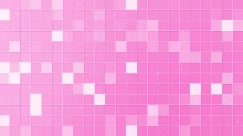 Sparkling square grid blinking lights seamless loop pink background Stock Footage 332461041