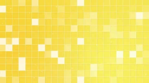 Sparkling square grid with blinking lights seamless loop yellow Video stock 332465218