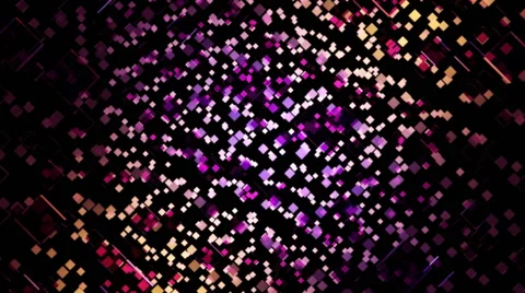 Sparkling square pieces Stock Footage 46736449