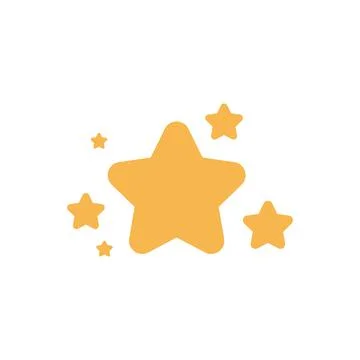 Sparkling star light abstract vector icon. Shiny sparkle bright illustration  Illustration