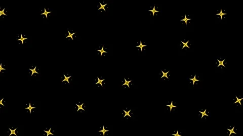 Sparkling star over black background, seamless pat Stock Footage 327891978