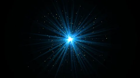 Sparkling Star Particles Corner Glow Light Flare Corner Animation. 库存影片 340964680
