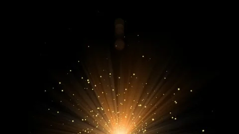 Sparkling Star Particles Corner Glow Light Flare Corner Animation. Vidéo 340964783