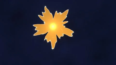 Sparkling star shape glowing in dark background Stock Footage 338344125