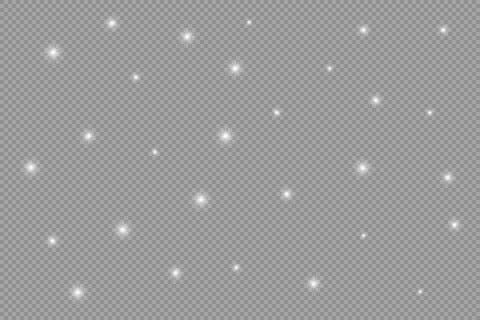 Sparkling star, vector glowing star light effect. Glitter magic star sparks.. Illustrazione stock
