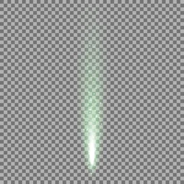 Sparkling stardust, falling particles of light, green color Stock Illustration