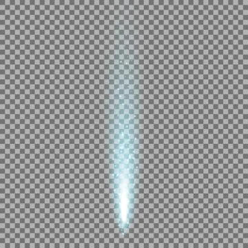 Sparkling stardust, falling particles of light, aqua color Stock Illustration