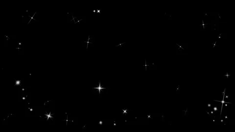 Sparkling Starry Night Sky with Glowing Celestial Dots and Twinkling Light Video stock 337527476