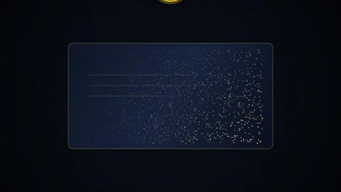 Sparkling Starry Night Sky with Twinkling Lights and Deep Blue Background Stock Footage 346661099