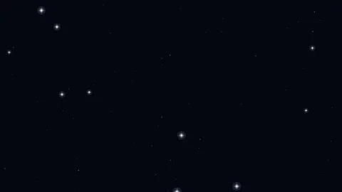 Sparkling Stars on Black Background Video stock 341708513