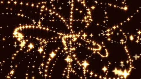 Sparkling stars. Seamless loop Stock Footage 89323568