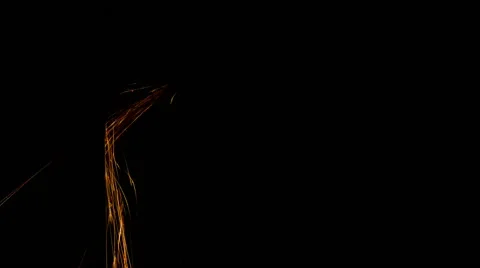 Sparkling streams of particles in the dark Stock Footage 58160938
