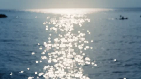 Sparkling Sunlight Reflections on Calm Blue Water Video stock 316349813