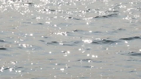 The sparkling surface of the lake Video stock 237129082