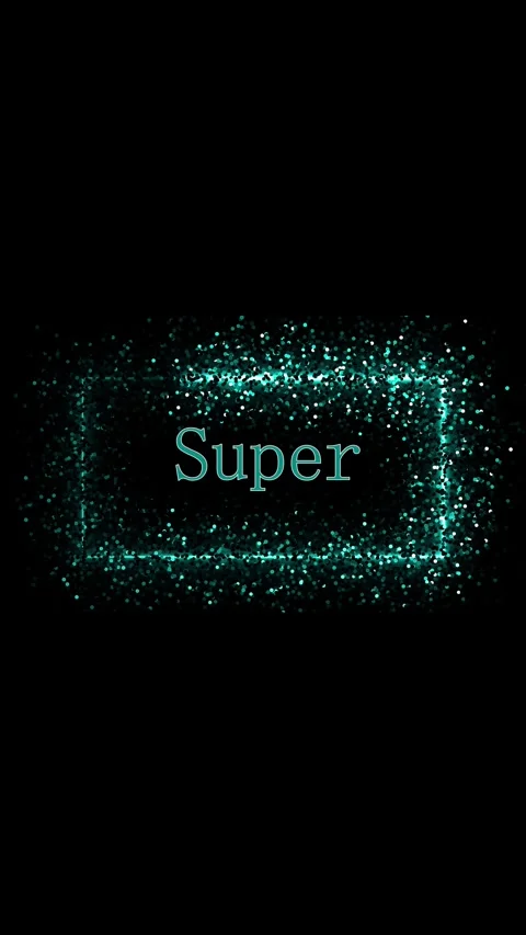 Sparkling teal animated glitter frame background loop perfect for social me.. Vídeo Stock 344285689