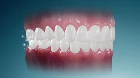 Sparkling Teeth Stock Footage 8621112