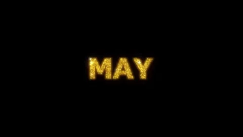 Sparkling Text Animation | Glitter Typography Motion Graphics Overlay Stock Footage 341967775